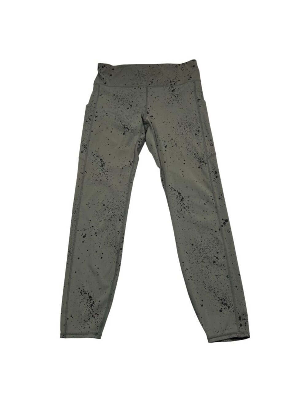 Vuori Stride Leggings in Oregano Splatter Grey Size Medium